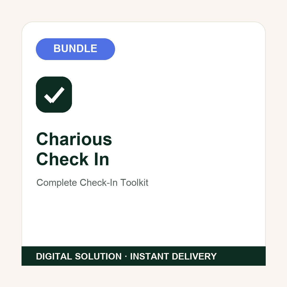 Complete Check-In Toolkit